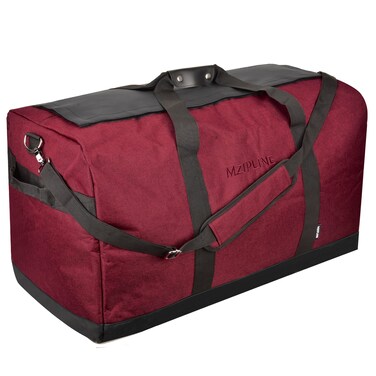 MZIPLINE Smell Proof Duffle Bag,130L Foldable Travel Duffel Bag Large Scent Odor Proof Sport Gym Overnight Weekender Bag,Big Capacity Smell Proof Stash Travel Duffel Bag With Carbon Lining