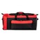 Jetstream Foldable 145L Duffle Bag with Triple Inline Wheels, Large Collapsible Duffel for Camping &amp; Travel, Black Red