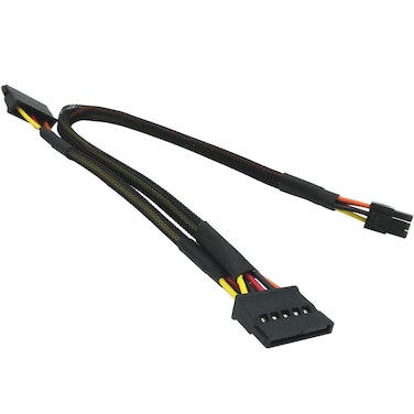 COMeap SATA Power Cable for Dell Inspiron 3653 3650 Series, SATA 15 Pin x2 to Mini 6 Pin ATX Adapter Compatible Part No. GP2JM 13-inch(33cm)