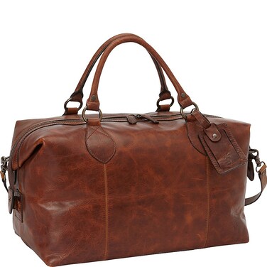 FRYE Men's Logan Overnight Duffle Bag, Cognac, One Size