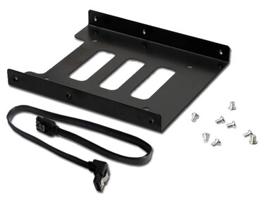 Valuegist 2.5" to 3.5" Internal SSD/HDD Mounting Kit, Metal Bracket Adapter with SATA 3.0 Cable