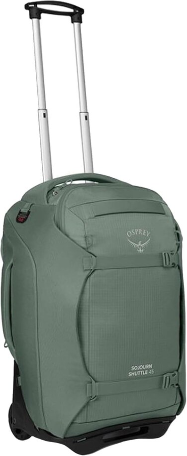 Osprey Sojourn Shuttle 22"/45L Wheeled Duffel Bag, Koseret Green