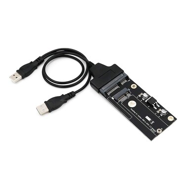 Mustpoint 20+6 Pin SSD to SATA 2.5 or USB Adapter with USB 2.0 Cable for Thinkpad Lenovo X1 Carbon