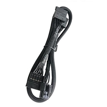 Suyitai Replacement for EVGA Supernova 450-850 G2 B3 G3 G5 P2 B2 80 Plus 6 pin to 3X SATA Driver Power Cable