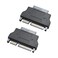 Acxico 2 Pcs 1.8" Micro SATA SSD Serial ATA HDD 16 to 22 Pin 2.5" SATA Adapter Converter