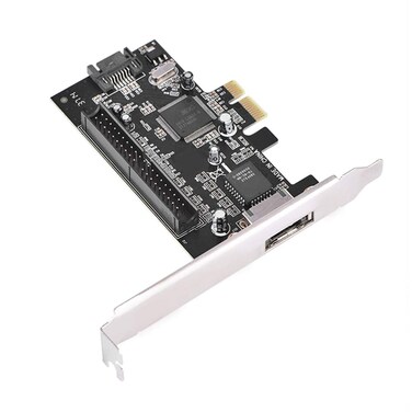 PCI-E SATA Controller Card, PCI Express to IDE ATA133 SATA II ESATA RAID Card Adapter Converter 2 Internal SATAII Interface for Winds 2000/xp/server 2003/xp 64-bit