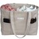 Extra Large Canvas Tote Bag - Utility Tote with 2 Front Pockets and Laptop Sleeve, heavy-duty everyday tote for work or gym