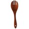 Riveira 1-Piece Dark Teak Wooden Salad Fork - Salad Server Utensils - Wooden Salad Servers - Salad Tossing Utensils - Wooden Salad Forks