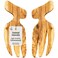 Bayu Olive Wood Handmade Salad Hands - One Pair of Salad Tongs, Salad Servers for Dinner, Wooden Salad Tongs for Salad, Pasta, and More