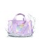 Case-Mate Soap Bubble Mini Tote Bag   Iridescent Shoulder Bag with Jacquard Crossbody Strap   Tip-Proof Clear Waterproof Travel Tote for Women   Small Handbag for Work, Travel, Gym, Beach &amp; Pool