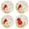 Certified International Winter's Medley 8.5" Salad/Dessert Plates, Set of 4, Multicolor, Medium