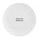 Mud Pie Circa Melamine Salad Plate, White, Starters, 7.5" dia