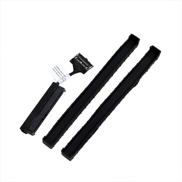 GinTai 2.5" HDD SATA Cable + Rubber Rail Replacement for Dell XPS 15-9550 9560 M5510 M5520 Precision 5520 5510 XDYGX