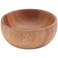 Angoily Round Acacia Wooden Bowl 3 inch Handmade Calabash Bowl Small Wooden Bowl for Nuts, Candy, Appetizer, Snacks, Olive and Salsa