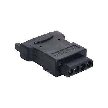 cablecc 15Pin SATA Male Power Cable to Molex 4-pin IDE Hard Disk Drive Power Adapter