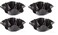 Chefcaptain Tortilla Pan Set Non Stick Steel Taco Salad Bowl Makers Tortilla Shell Maker Extra Thick Steel Set of 4