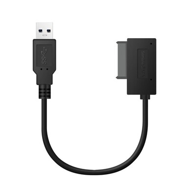 JDYYICZ USB 3.0 to 7+6 13Pin Slimline SATA Cable Adapter for Laptop CD DVD ROM Optical Drive