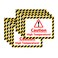 Caution High Tempature Stickers,Hot Surface Warning Labels 4x3 Inch Danger Safety Warning Sign Label Sticker Decal,20 Pcs Per Pack