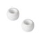 2 Pcs Mini Ceramics Toothbrush Holder,Individual Toothbrush Stand for Bathroom Vanity Countertops Dresser(White)