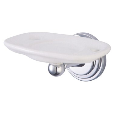 Kingston Brass BA2716C Milano Toothbrush and Tumbler Holder, 5-1/4-Inch Length, 2-1/2-Inch Wall Clearance, Polished Chrome