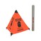 NMC HFS8 WARNING-PEOPLE WORKING with Graphics - 18 in. Three-View Foldable Pop-up Sign, Black on Orange Handy Cone