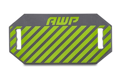 AWP Foam Kneeling Pad for Electricians, Carpenters, Mechanics, Plumbers, Landscapers &amp; More   Shock Absorbing 1.5" Foam Kneeling Work Pad,   High Visibility Green