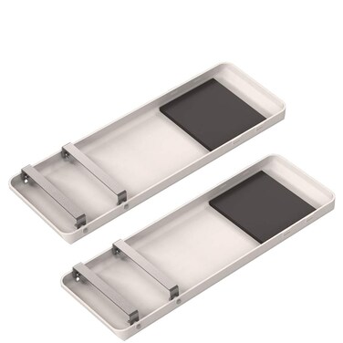 Bon Tool 82-395 ABS Plastic Knee Boards, 1-Pair, silver,black