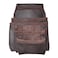 Graintex OS2052 5 Pocket Oil Tanned Nail &amp; Tool Pouch Dark Brown Color for Constructor/Electrician/Plumber