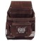 Nut Hugger 10-Pocket Suede Leather Tool and Nail Pouch - Easy Access to Hand Tools, Square, Chalk Box and Screwdrivers, Steel Hammer Loop and Tape Measure Clip for Electricians, Contractors, Framers