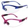 Birdz Eyewear Flamingo Safety Glasses for Nurses Dental Assistant Glasses Shooting Sunglasses for Women Ladies Men 2 Pairs Blue &amp; Hot Pink Frames w/Clear Lens 2.5+ Magnification