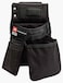 Diamondback Clavo Pouch - Small Tool Pouch with 2 Pockets, 3 Slots &amp; Magnet - Ideal for Tool Belts for Men &amp; Women in Carpentry &amp; Installation - Modular Left-Sided Tool Belt Pouches (Black)