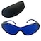 OPT IPL E Light Laser Glasses Safety Glasses Eye Protection Laser Glasses Goggles Typical 590-1100nm OD 4+ Blue Color for Photon Beauty Red Light Therapy Device