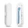 Fowecelt 2 Pack Electric Toothbrush Travel Case for Oral-B Pro and Other Electric Toothbrush, Portable Travel Toothbrush Holder (White &amp; Clear)