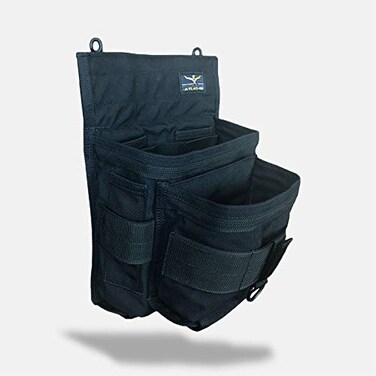 Atlas 46 AIMS Screw and Nail Attachment Pouch, Attach to Up to 2" Tool Belts Chest Rigs Vests and Packs - Berry Compliant - Made in The USA