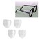 Ximimark 2Pairs Myopic Glasses Protective Covers Goggles Side Protective Sheet Side Shields Flap Side Anti-Sand Splash
