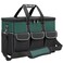 ToolSentryX 14" Heavy Duty Tools Bag, Multi-Purpose Tool Organizer Bag for Electrician/Gardener/Repairman/Contractor, Foldable Tool Bag with 14 Pockets and Adjustable Shouder Straps