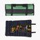 Portable Tool Roll Bag Tool Handheld Bag Multi Pockets Organizer Emergency Tool Kit for Maintenance,Electrician,Installer,Woodworkers (Green)