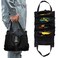 Ubeesize Tool Roll Up Bag, Hanging Tool Bag Pouch with 5 Zipper Tool Pockets, Heavy Duty Canvas Wrench Roll Organizers for Mechanic, Electrician, Auto Mechanic