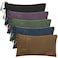 LUCKIPLUS 5 Pack Canvas Tool Pouches Small Tool Bags with Zipper &amp; Carabiner Clip Heavy Duty Zippered Pouch Organizer Multipurpose Mini Utility Tool Pouch Setwear Tool Organization