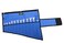 ADITEE Wrench Tool Roll Up Pouch 12 Pockets Metric &amp; Standard Small Hand Tools Organizer &amp; Roll Up Tool Bag Hand Made Dyed &amp; Sand Washed 100% Ballistic Polyester - Blue