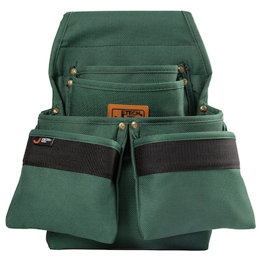 Jetech Tool Belt Pouches Bag with 4 Pocket - Heavy Duty Utility Pouch for Electrician, Carpenters, Craftsman, Gardening