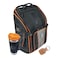 Klein Tools 80062 Backpack Tool Kit with Tradesman Pro 21-Pocket Backpack, Insulated Tumbler and Leather Key-Chain, 3-Piece