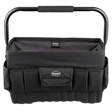 Bucket Boss - Pro Tool Tote 18, Tool Bags - Professional Series (74018), Black, 18