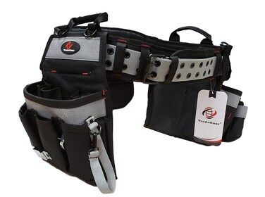 TradeGear Part#SZB Electrician's Belt &amp; Bag Combo - Heavy Duty Electricians Tool Belt Designed for Comfort &amp; Durability - Ideal for All Electricians Tools - Fits Sizes XL - 3XL (40"-55")