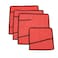 Heavy Duty Oxford Tool Roll Pouch Wrench Holder Organizer Bag With 12 Pockets Set Of 4(HGJ73) (Red)