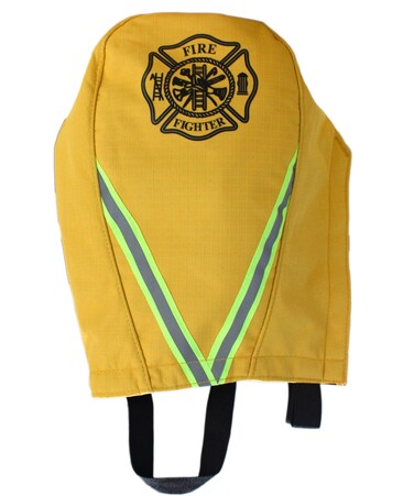 MELOTOUGH Firefighter Bag Fireman SCBA Air Respirator Storage Bag with Soft Lined (Ripstop Turnout Tan)