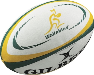 Gilbert Australia Replica Rugby Ball - Size 5