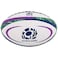 Gilbert Scotland Replica Supporter Tartan Rugby Union Ball White - Mini
