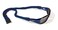 Croakies womens Slider sports fan visors, Navy, 28 x 1 2 US
