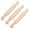 ArtCreativity 7 Inch Mini Rolling Pins for Kids - Set of 3 - Small Wooden Rollers for Baking, Cooking, Play Doh, Clay, Cookie Dough - Arts and Crafts Toy Supplies for Boys and Girls